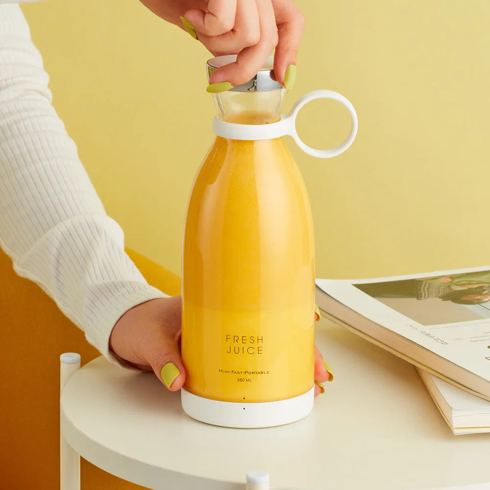 YUNEXA 350ML Elektrischer Entsafter – Frischer Saft jederzeit und überall