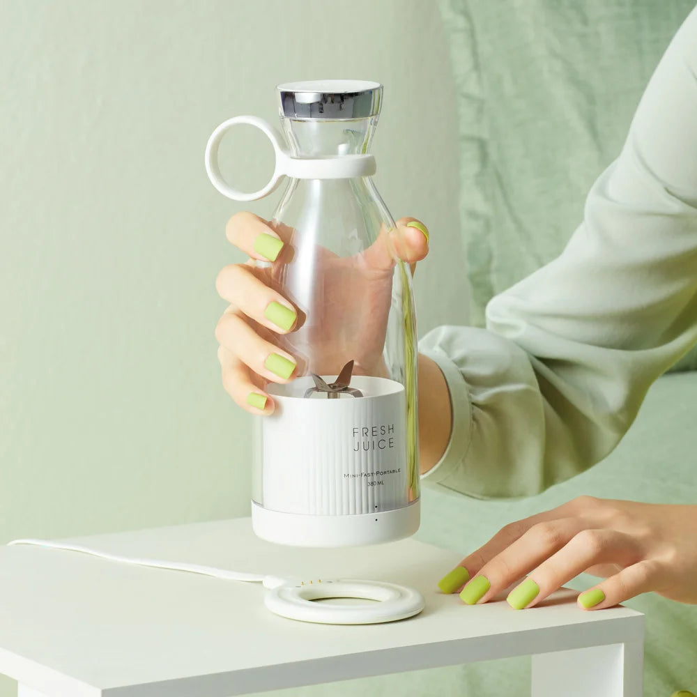 YUNEXA 350ML Elektrischer Entsafter – Frischer Saft jederzeit und überall