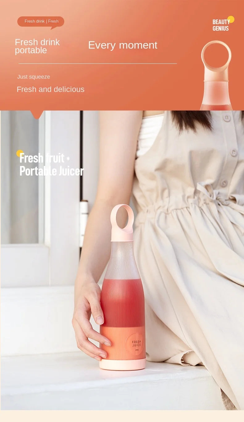 YUNEXA 450ML Electric Juicer – Fresh Juice Anywhere, Anytime