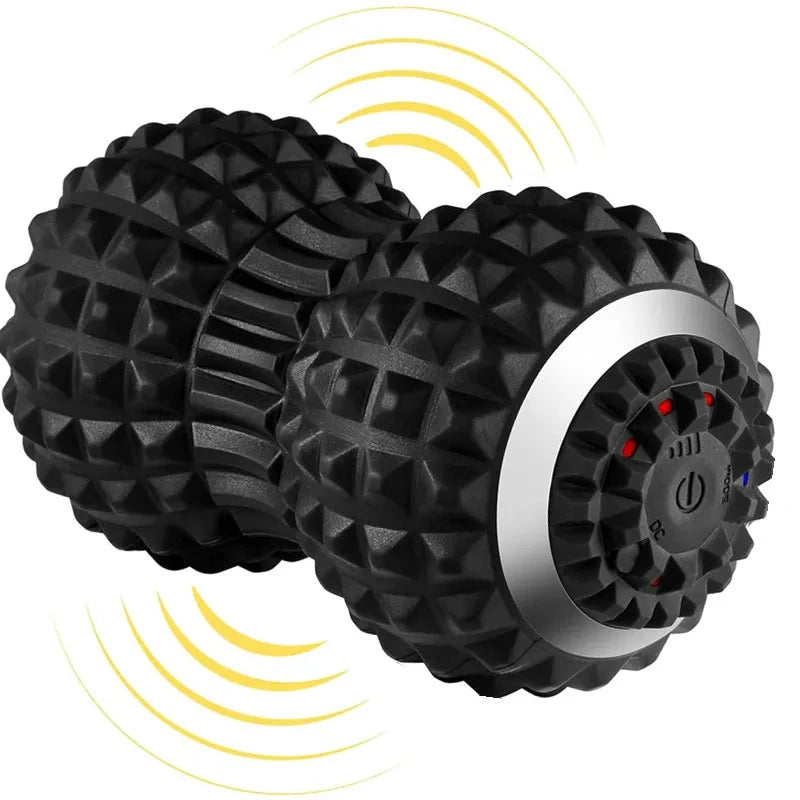 YUNEXA Electric Massage Ball with four vibration frequencies for targeted muscle relaxation and pain relief.