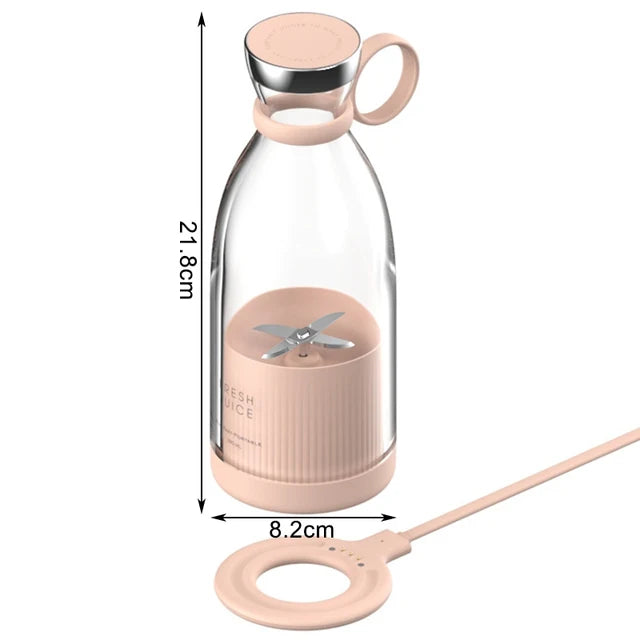 YUNEXA 350ML Elektrischer Entsafter – Frischer Saft jederzeit und überall