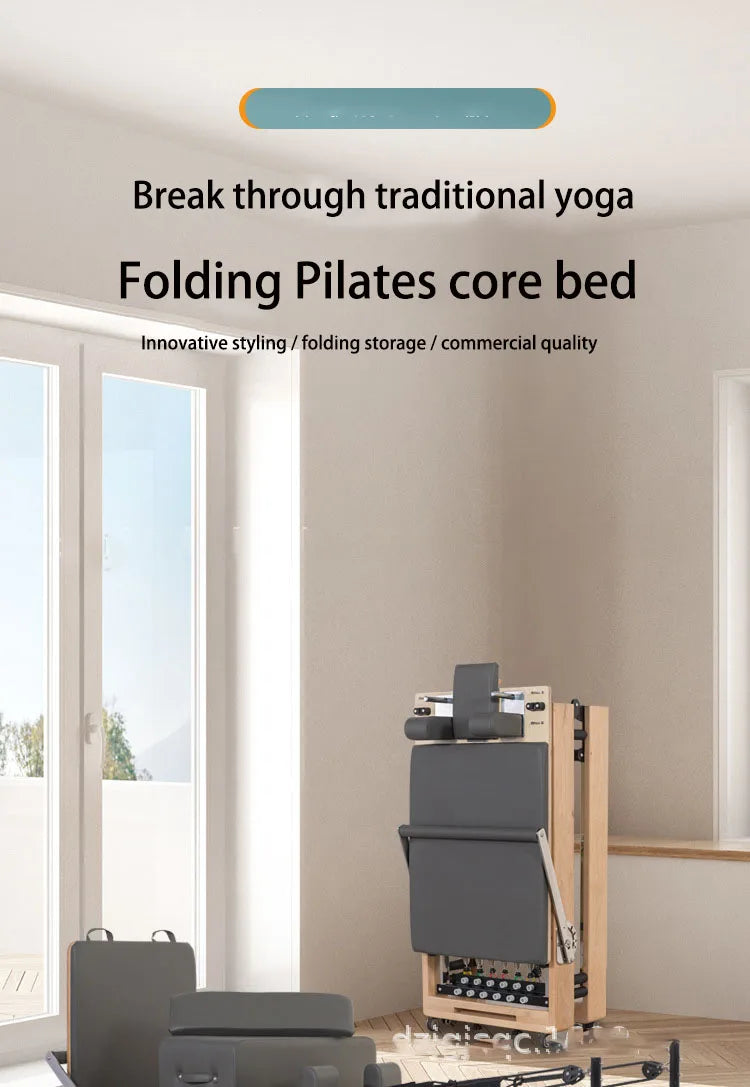 Elevate Your Pilates Training with YUNEXA Foldable Pilates Reformer Machine
