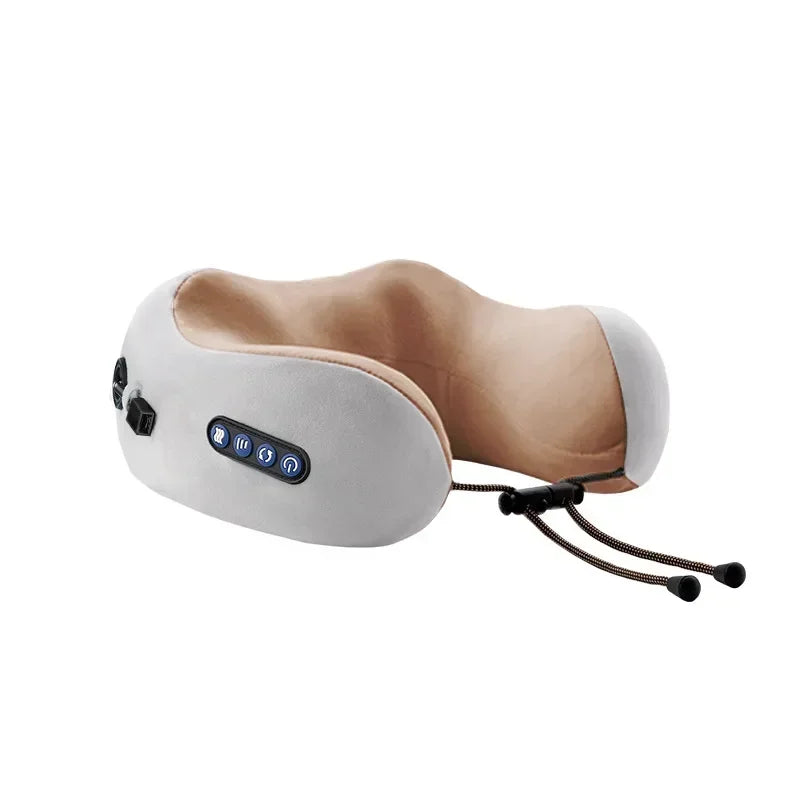 YUNEXA U-Shaped Rechargeable Neck Massager Pillow – Portable Shoulder and Cervical Massager for Relaxation and Comfort