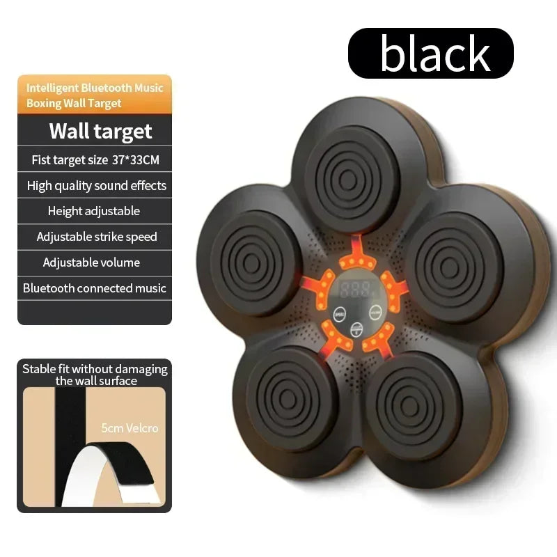 YUNEXA Smart Bluetooth Boxing Wall Target – Interaktiver Reflextrainer mit einstellbarer Geschwindigkeit und Musiksynchronisation