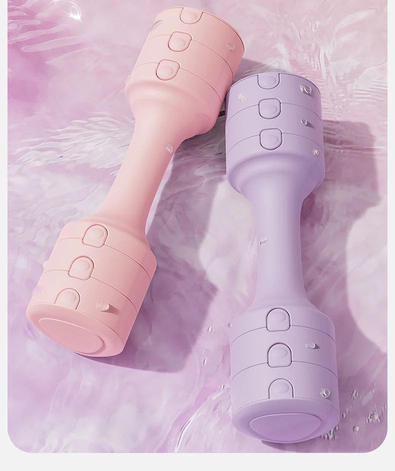 YUNEXA Adjustable Dumbbells for men and women with rubber grip handle and sleek electroplated finish.