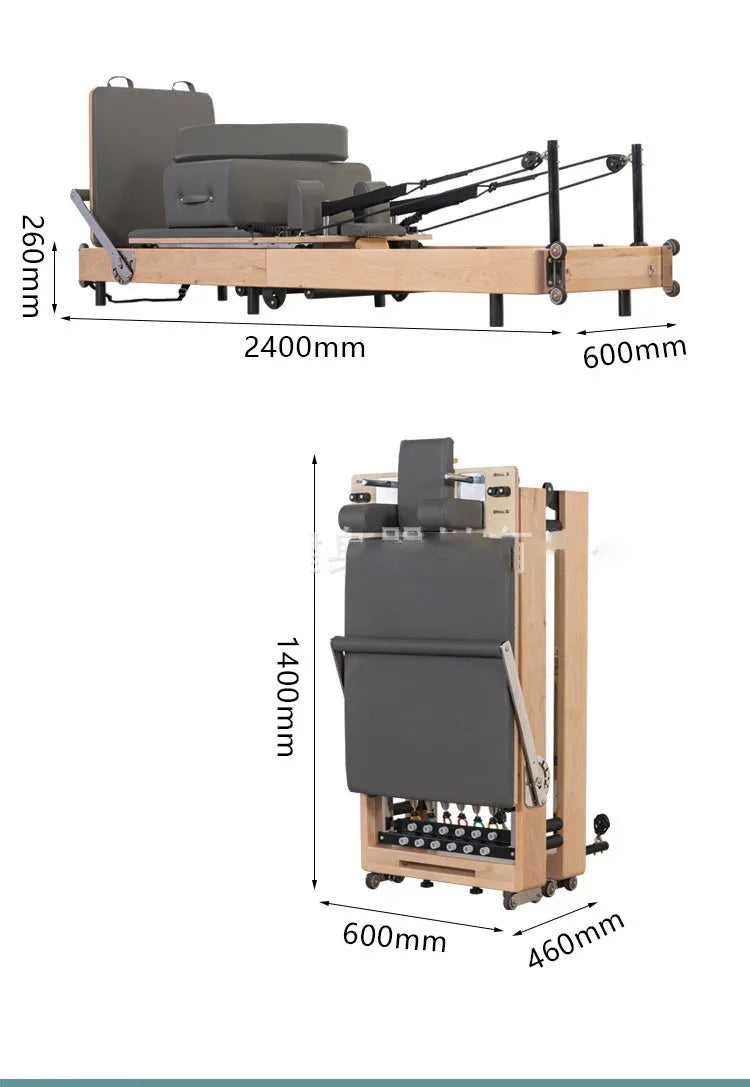 Elevate Your Pilates Training with YUNEXA Foldable Pilates Reformer Machine