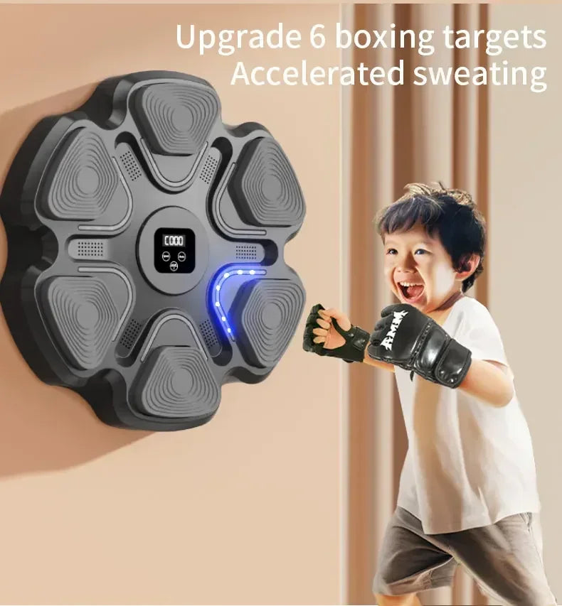 YUNEXA Smart Bluetooth Boxing Wall Target – Interaktiver Reflextrainer mit einstellbarer Geschwindigkeit und Musiksynchronisation