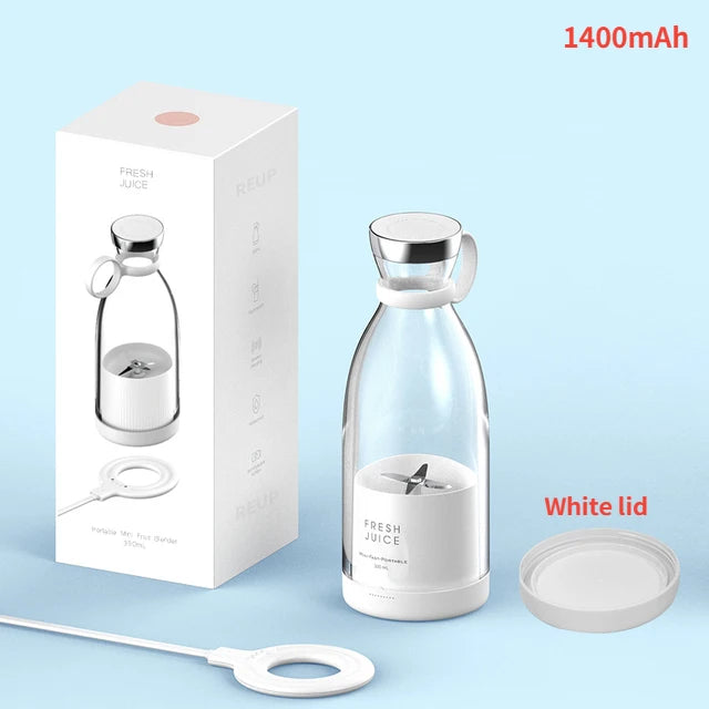 YUNEXA 350ML Elektrischer Entsafter – Frischer Saft jederzeit und überall