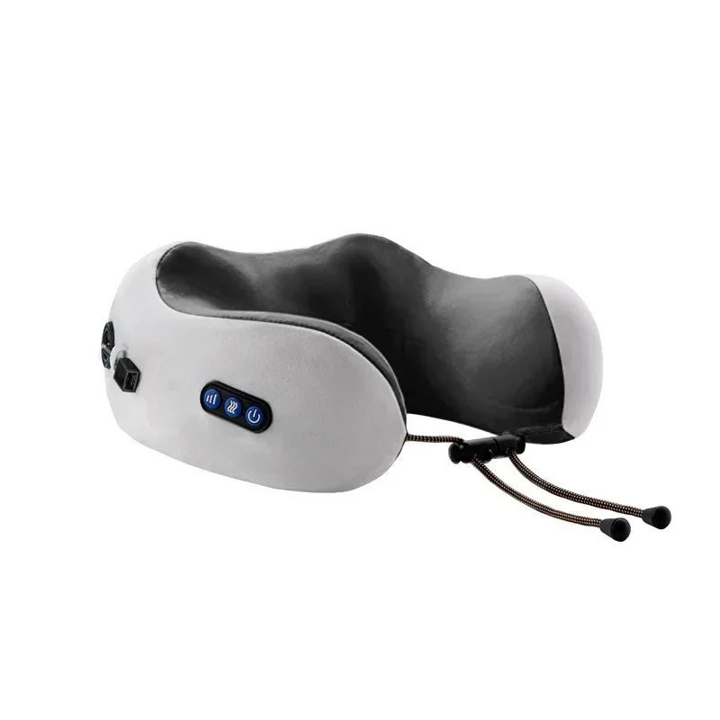 YUNEXA U-Shaped Rechargeable Neck Massager Pillow – Portable Shoulder and Cervical Massager for Relaxation and Comfort