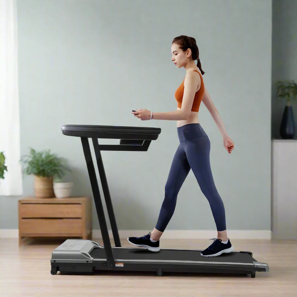 YUNEXA Foldable Treadmill – Compact, Quiet, and Efficient Home Fitness Solution
