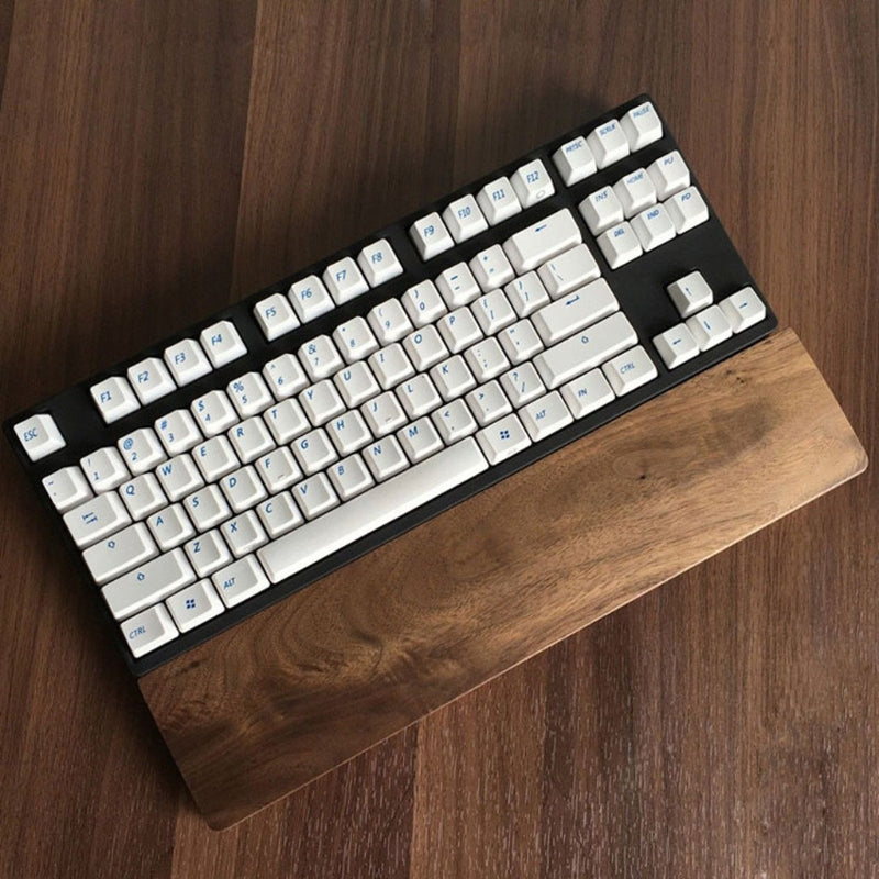 YUNEXA Walnuss-Tastatur-Handgelenkauflage