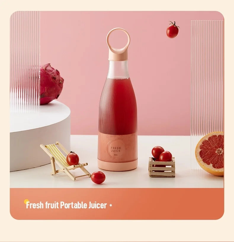 YUNEXA 450ML Electric Juicer – Fresh Juice Anywhere, Anytime