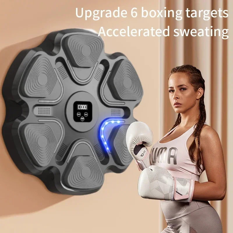 YUNEXA Smart Bluetooth Boxing Wall Target – Interaktiver Reflextrainer mit einstellbarer Geschwindigkeit und Musiksynchronisation
