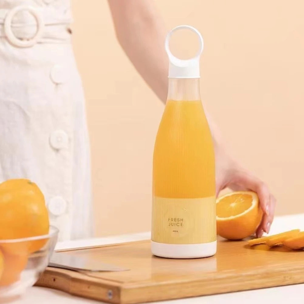 YUNEXA 450ML Electric Juicer – Fresh Juice Anywhere, Anytime