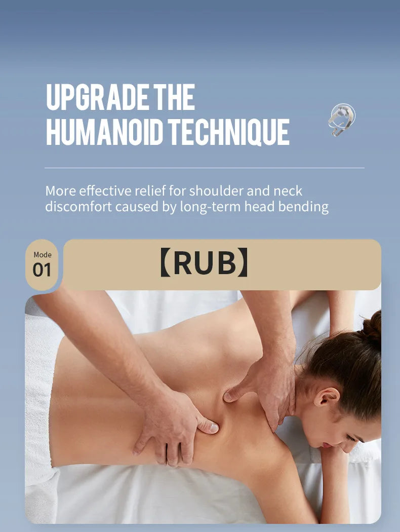 YUNEXA Nacken- und Schultermassagegerät – 26 W/20 W, kabellose Tiefenmassage mit Wärme zur Entspannung und Erholung