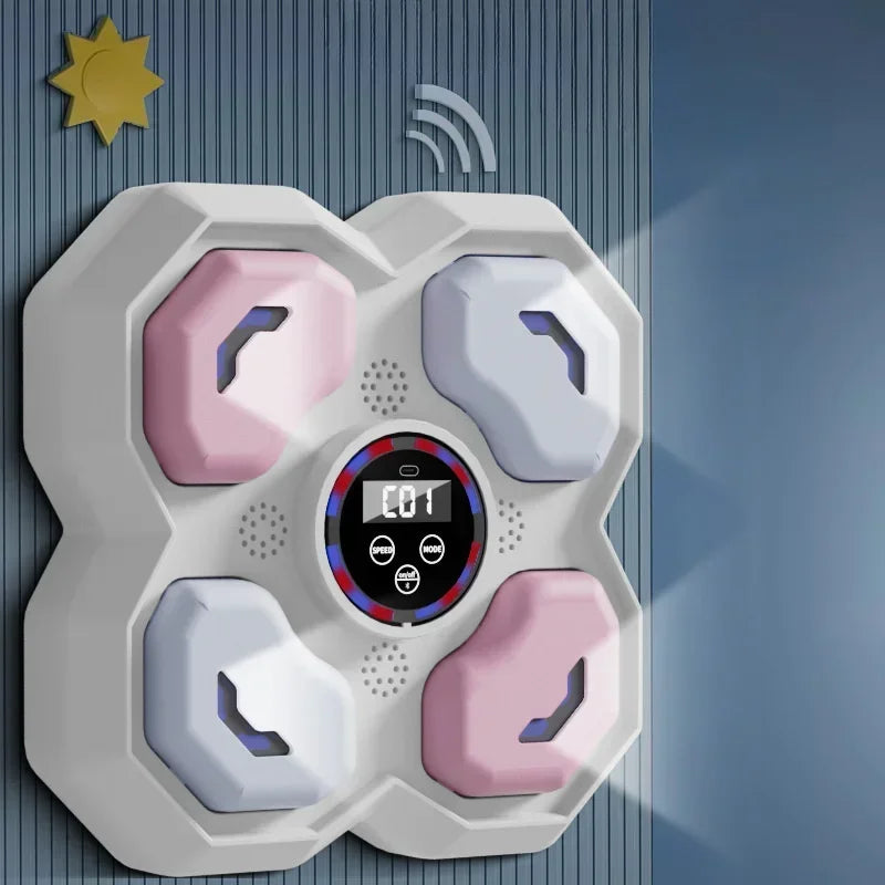 YUNEXA Smart Bluetooth Boxing Wall Target – Interaktiver Reflextrainer mit einstellbarer Geschwindigkeit und Musiksynchronisation
