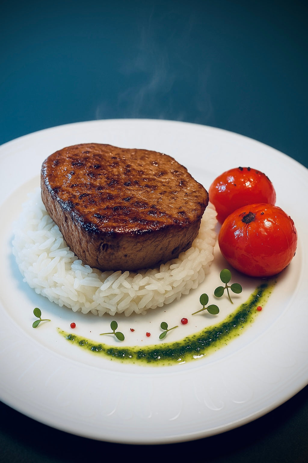 Fillet Mignon with Katte Rice
