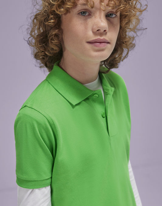 YUNEXA Personalisierbares Kinder-Poloshirt