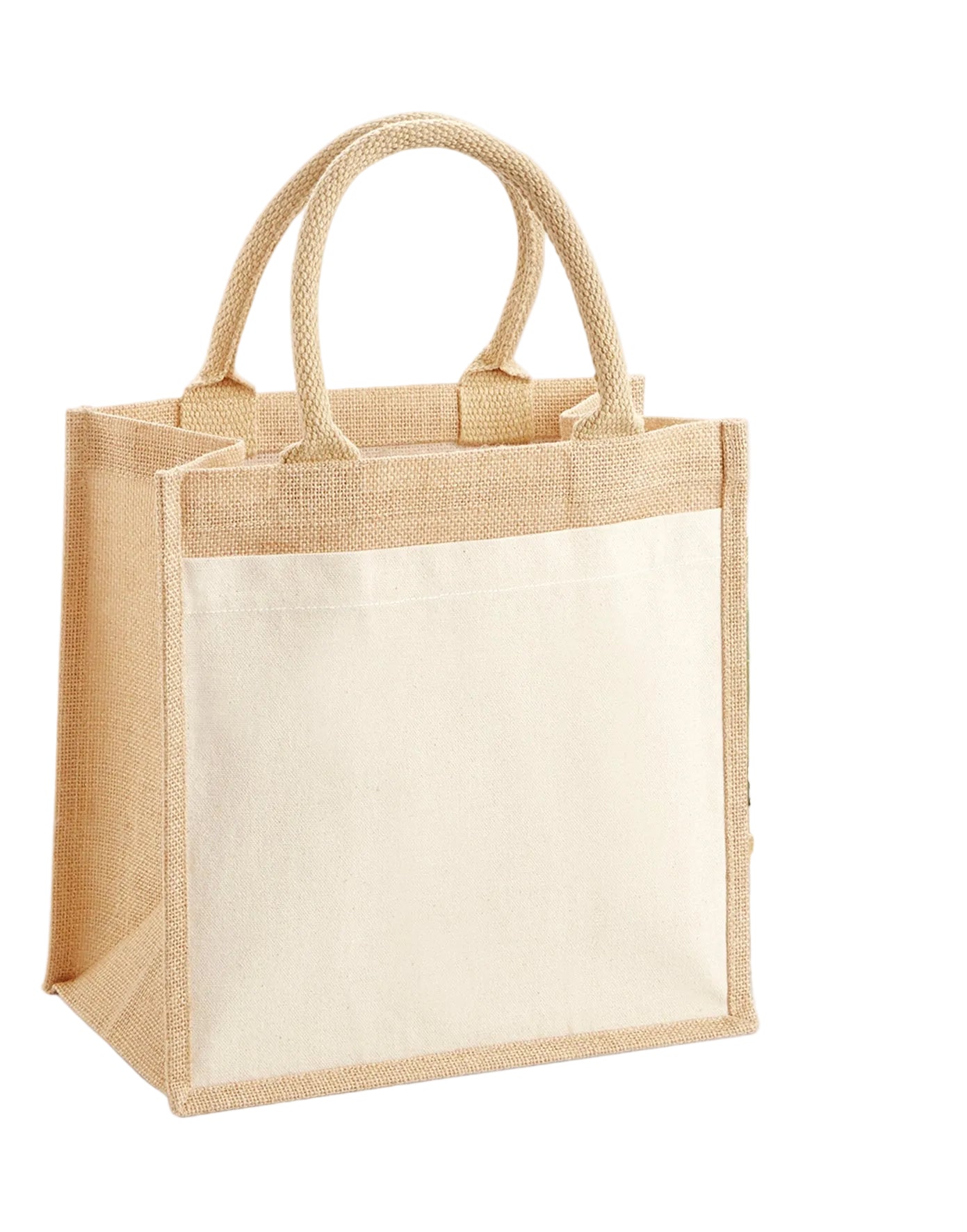 YUNEXA Customizable Jute Tote Bag