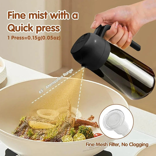 YUNEXA™ Dual-Mode Oil Sprayer 2-in-1 Oil Dispenser for Healthy Cooking & Air Fryer