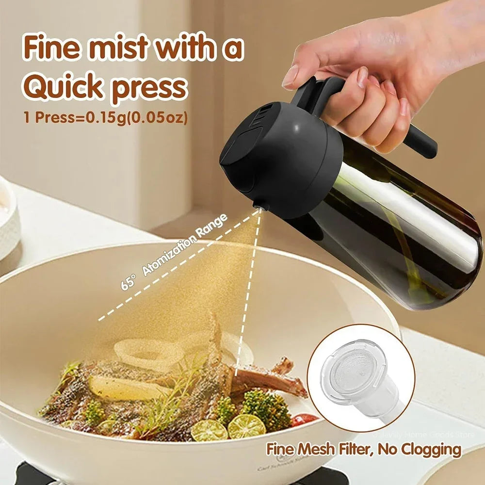 YUNEXA™ Dual-Mode Oil Sprayer 2-in-1 Oil Dispenser for Healthy Cooking & Air Fryer