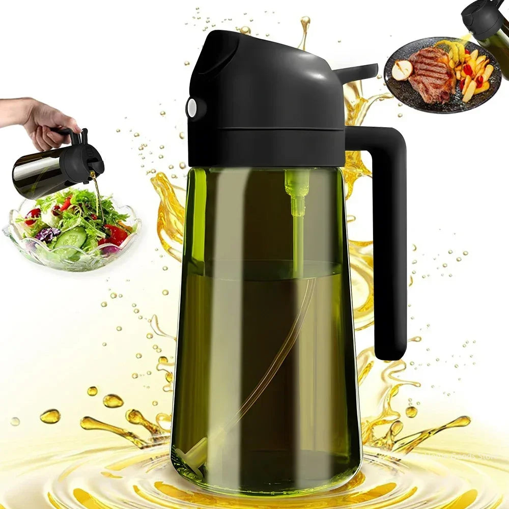 YUNEXA™ Dual-Mode Oil Sprayer – 2-in-1 Dispenser & Fine Mist Bottle for Healthy Cooking, Grilling & Salads