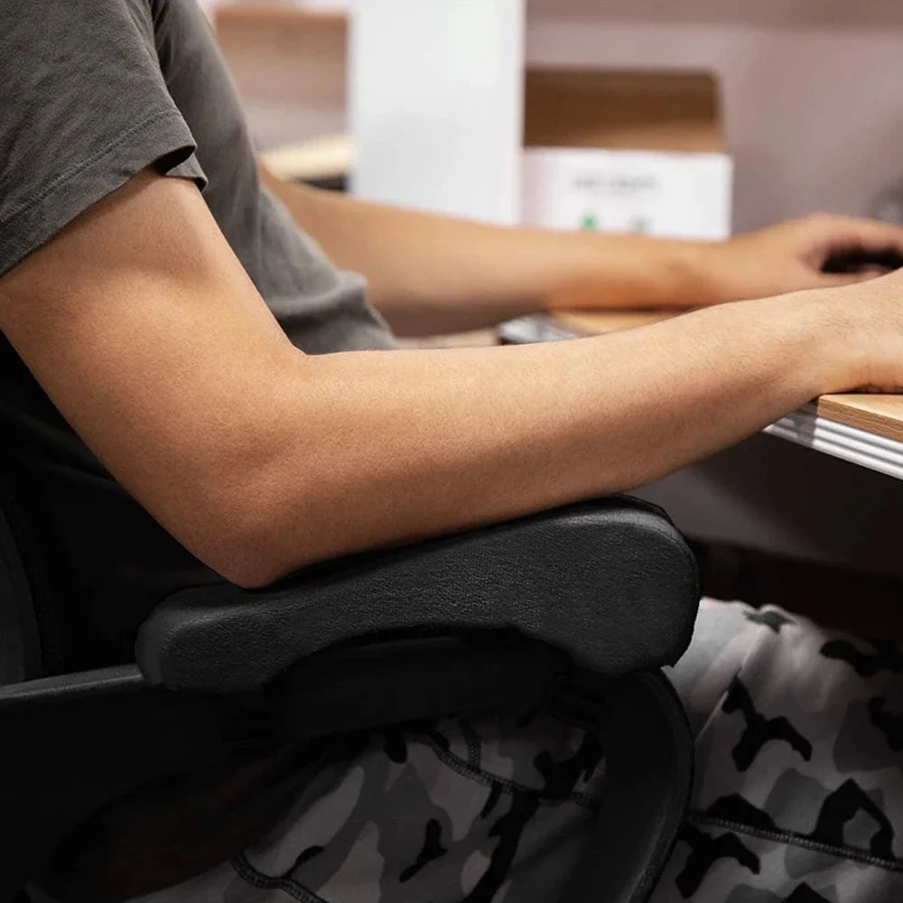 Armlehnenpolster für Bürostühle, Ellenbogenkissen, bequemes Stützkissen, Memory Foam-Innenkern, Sofakissen für Home-Office-Spielstuhl