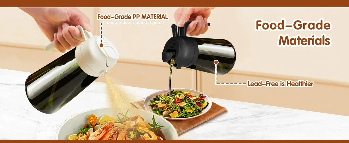 YUNEXA™ Dual-Mode Oil Sprayer – 2-in-1 Dispenser & Fine Mist Bottle for Healthy Cooking, Grilling & Salads